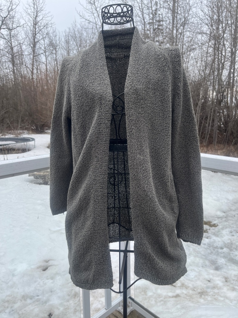 Aritzia Community Bouclé Open-Front Cardigan  Size XXS